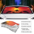 thumbnail image 5 of XMXT Car Sun Shade Windshield, Sunset Trees Print Sunshade for Car Windshield Sun Shades for Car SUV Truck, s, 5 of 9
