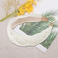 thumbnail image 6 of Unique Bargains 1 Pc Lace Twist Braided Headbands Beige, 6 of 6