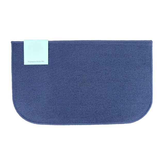 Alfombra de cocina en forma de D - 45 x 76 cm, base de látex antideslizante - Opciones de color