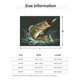 thumbnail image 5 of Fotbe Largemouth Bass jumps out of water Manta de Franela con Estampado, Manta Ultrasuave para Cama, Sofá, Auto, Hipoalergénica y Antibolitas-80"x60", 5 of 6