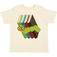 thumbnail image 3 of Inktastic Bookworm Books Reading Boys or Girls Toddler T-Shirt, 3 of 5