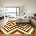 thumbnail image 3 of ODIKA 8'x10' Machine Washable Non-Slip Area Rug, Geometric Beige High Traffic Rug, Beige, 977323, 3 of 7
