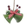thumbnail image 1 of EZLIFE Adorno colgante clásico de campanas navideñas con forma de lazo para decoración navideña; E0I2, 1 of 7