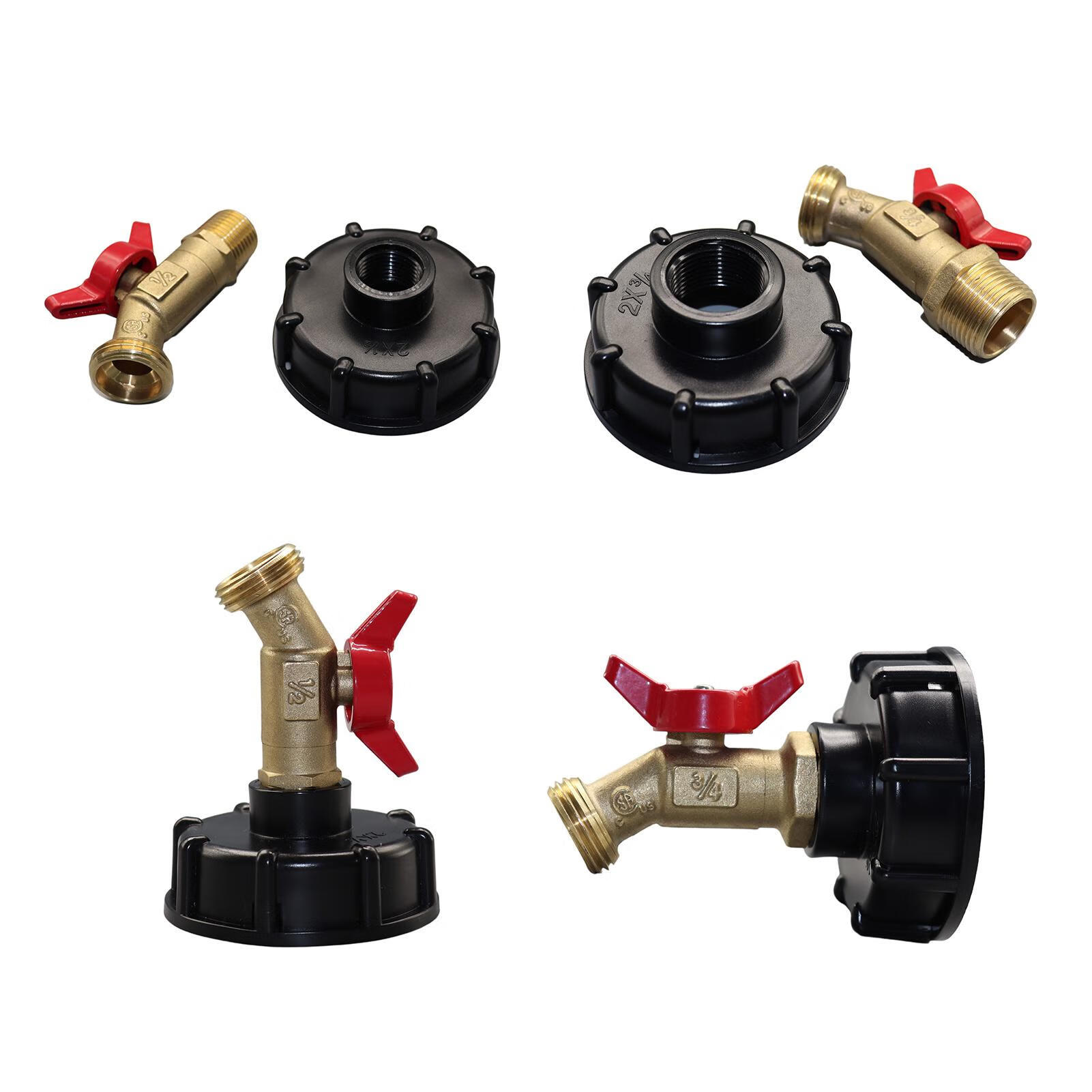 IBC Tote Adapter S60x6Leakproof Brass Tote Fittings 1000L Water Tank