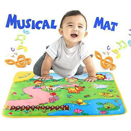 Farm Play Carpet - Leapfrog Music Mat Education Music Sound Farm Animal Touch Baby Play Singing Mat Baby Gym Carpet