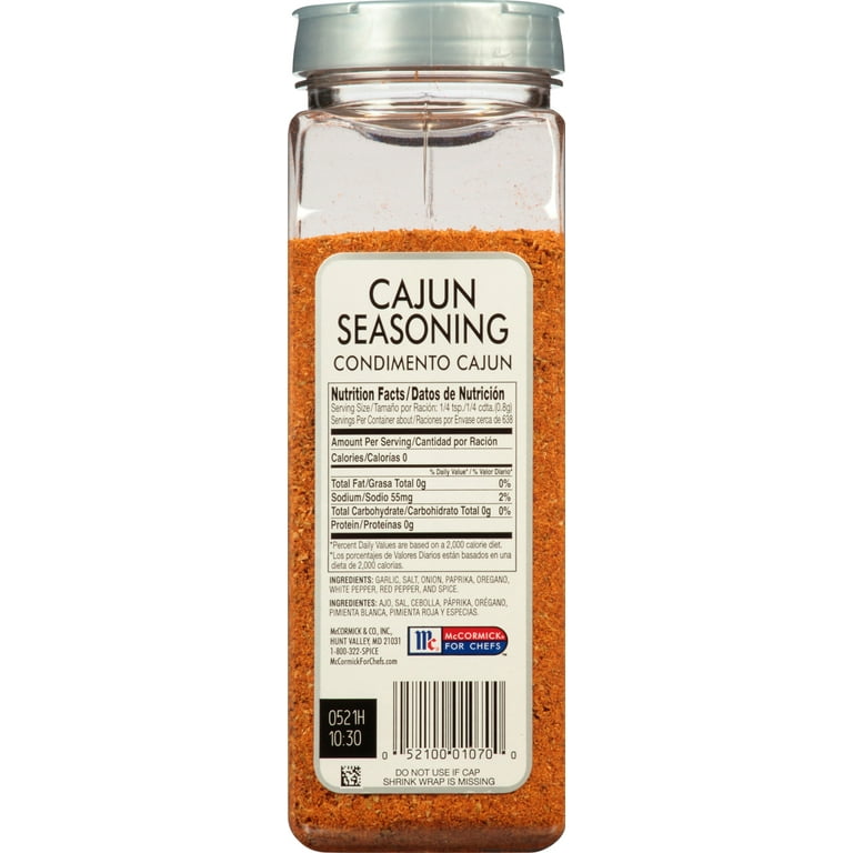 McCormick Cajun Seasoning: Calories, Nutrition Analysis & More