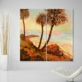 thumbnail image 4 of Empire Art Direct Palm Breeze I AB Frameless Free Floating Tempered Glass Panel Graphic Wall Art Set of 2, 72" x 36" x 0.2" each, Ready to Hang, 4 of 6