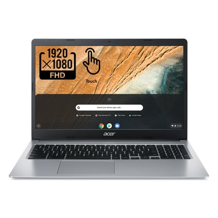 Acer Chromebook 315, 15.6" Full HD 1080p IPS Touchscreen Display, Intel Celeron N4020, 4GB LPDDR4, 64GB eMMC, CB315-3HT-C6XF (Google Classroom Ready)