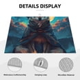 thumbnail image 3 of Honeii Starry Sky Moon Wolf Leader print Super Absorbent Coffee Bar Mat Hide Stain Coffee Maker Mat for Countertops Coffee Pot Dish Drying Mat for Kitchen Counter, 3 of 7
