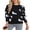C2 Black, variant on Sweaters for Women Halloween Trendy Pullover Sweaters Casual Knit Crewneck Sweater Tops Shermie