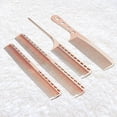 thumbnail image 4 of Professional Aluminum Barber Comb, 4 Types Metal Hair Cutting Comb, Hairdressing Comb Included Long Hair Cutting Comb, Short Hairdressing Comb, Handle, 4 of 5