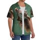 thumbnail image 2 of Fotbe Squirrel Camisa Estampada de Manga Corta para Hombre, Casual de Verano, Estilo Playero, Sin Arrugas-Small, 2 of 5