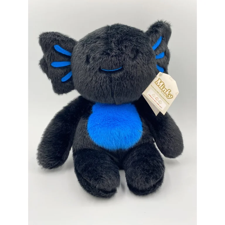 Minky 13 inch Bean Bag Black Axolotl Plush Toy AIDAN - Walmart.com Minky 13 inch Bean Bag Black Axolotl Plush Toy AIDAN - Walmart.com