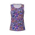 thumbnail image 6 of Sigee Watercolor Butterflies for Women's Workout Tank Top,Running Tank Tops,Sleeveless Gym ClothesMedium, 6 of 8