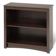 thumbnail image 2 of Home Square 2-Piece Set with 29" 2 Shelf and 48" 4 Shelf Bookcase in Espresso, 2 of 9