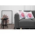 thumbnail image 3 of Ambesonne Flower Throw Pillow Cover 2 Pack, Mandala Yoga Lotus, 20", Pink, 3 of 5