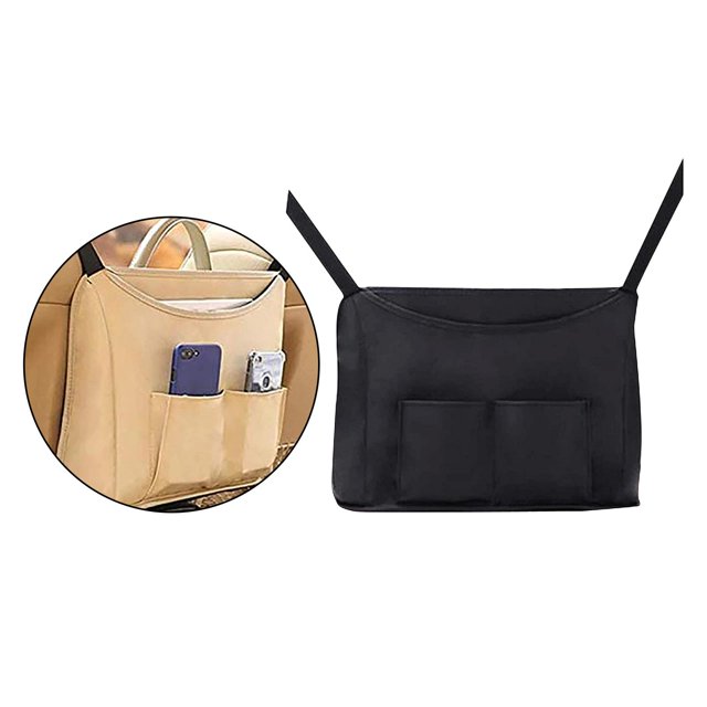 Soporte para coche BLESIY Organizador de respaldo de asiento de gran capacidad Negro