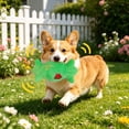 thumbnail image 1 of Juguete masticable de peluche chirriante para perros y gatos con chirriador oculto, tela suave y duradera, 16x7 cm, juguete interactivo para aliviar el aburrimiento de mascotas pequeñas, 1 of 9