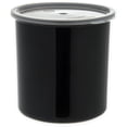 thumbnail image 2 of UYGDUY-Classic Round Storage Container Crock with Lid for Kitchen, Restaurants, Home, Plastic, 2.7 Quarts, Black, 2 of 4