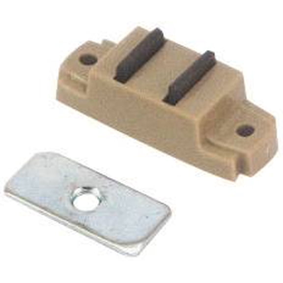 US Hardware WP-9173C Door Catch, Plastic/Steel