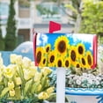 thumbnail image 6 of Summer Mailbox Covers Magnetic Standard Size 18" X 21" Sunflowers Mailbox Covers Yellow Flower Mailbox Wraps Post Letter Box Cover Decor for Home Outdoor Garden, 6 of 6