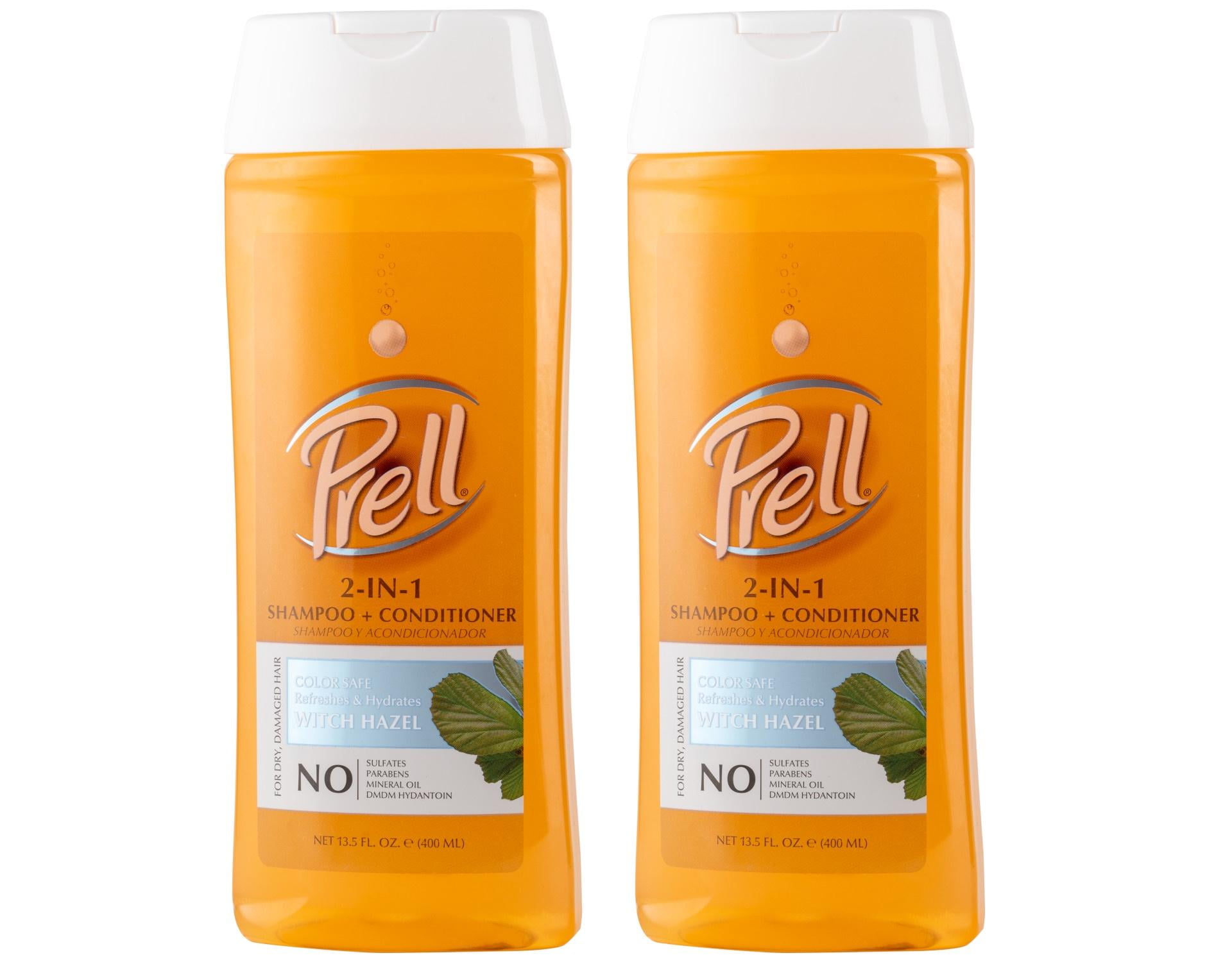 Prell Witch Hazel Color Safe Refreshes & Hydrates 2-in-1 Shampoo +