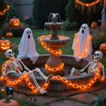 thumbnail image 2 of Luces de Halloween con pilas MYGOTO, 3,2 m, 175 LED, naranja, 2 of 9