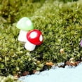 thumbnail image 3 of 20Pcs Mini Artificial Mushroom Miniatures Fairy Garden Ornament Resin Crafts, 3 of 8