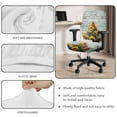 thumbnail image 7 of SCRAWLGOD Removable Office Chair Slipcover Stretch Protective Swivel Chair Cover Soft Stain Resistant Computer Desk Chair Seat Covers, Set of 2, Cardinal Sunflowers Wood Grain, 7 of 7