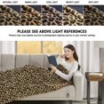 thumbnail image 2 of Beautyrest Brushed Long Fur Electric Throw Blanket, Ogee Pattern, 50 in x 60 in, Leopard, Heated Wrap, 2 of 2