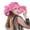 Hot Pink, variant on AirLoni Summer Dress Hat For Women Wide Brim Floral Hat Sun Hats Beach Hat One Size
