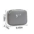 thumbnail image 3 of Daiosportswear Makeup Bag,Cosmetic Cases,Travel Makeup Bag with Compartment,Protable Travel Makeup Case for Cosmetics,Makeup Brushes,Toiletries,Travel Accessories Gray, 3 of 7
