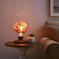 thumbnail image 4 of LUXON Oversized Giant LED Light Bulb,6W(60W Equ) Huge Edison Bulbs,Dimmable,G63(G200) Stone Shape Warm White 2700K,Rose Gold Medium E26 Base,1 Pack, 4 of 9