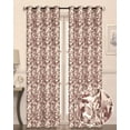 thumbnail image 1 of Panneau à Œillets Jacquard Lourd, 54x84 Pouces, Rouge, Panneau, 1 of 2