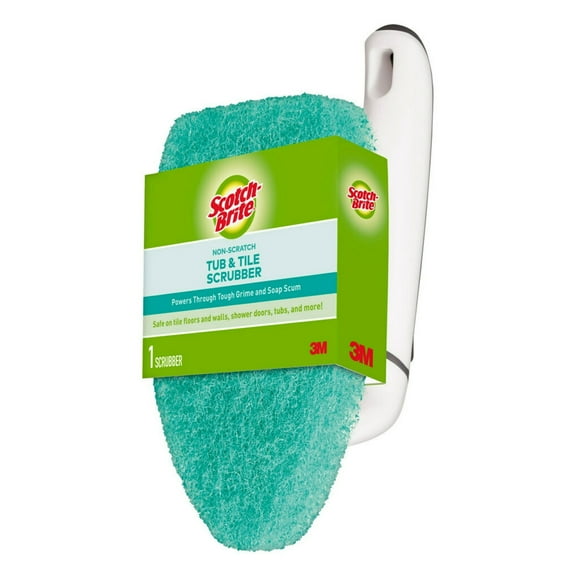 2 Pack- Scotch-Brite Non-Scratch Handheld Bathroom Scrubber