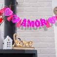 thumbnail image 4 of ADORNO DE PAPEL PICADO LETRERO CON POMPON AMOR COLOR ROSA 3 PZAS, 4 of 5