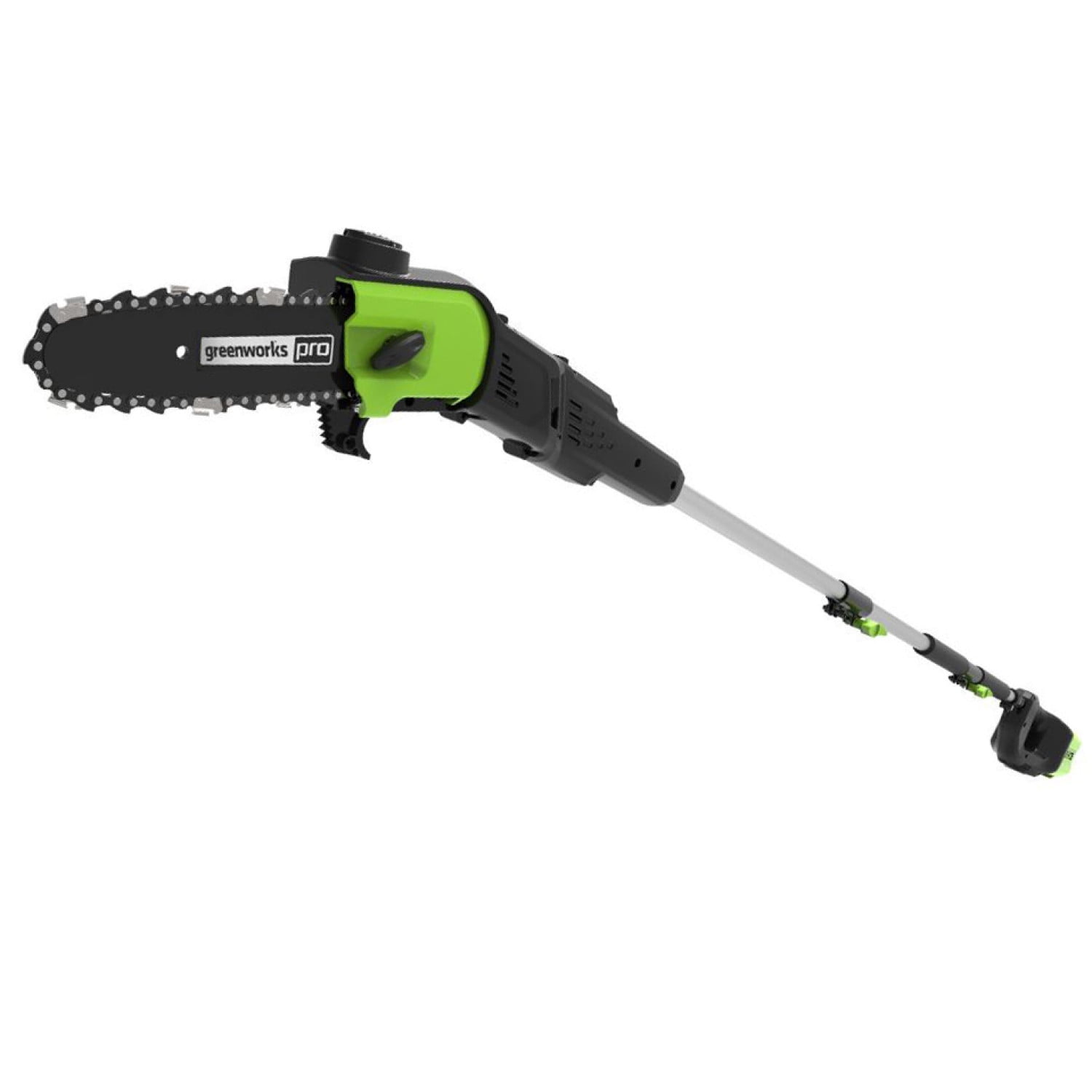 Greenworks Pro 80Volt 10 Inch Brushless Cordless Pole Saw Green