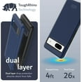 thumbnail image 4 of TUDIA Funda MergeGrip para Google Pixel 7a, de Grado Militar, de Doble Capa y Resistente, Color Azul Índigo, 4 of 7