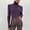 Z-Purple, variant on Rigardu Women Soft Sweater Slim Fit Lightweight Long Sleeve Turtleneck Tops Undershirt Knitted Warm Fitted Fashion Pullover Sweater Wine   One size