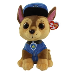 Ty Beanie Boos - Chase the German shepherd Medium (10") Paw Patrol - Stuffed Animal