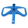 thumbnail image 2 of Cepillo para la Cabeza de Vacío de Piscina de 12 Pulgadas, Cabezal Curvado de Succión Azul y Blancos para la Piscina, Con de Conexión Giratoria para El Limpiador, 2 of 7