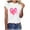 White, variant on Honeeladyy Breast Cancer Awareness Shirts Women Pink Ribbon T-Shirts Cancer Fighter Leopard Heart Graphic Tee Short Sleeve Tops #OD-White-M