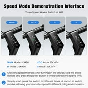 iScooter Electric Scooter for Adult, 500W Motor, 23 Miles Long Range, 22 mph & 10 Pneumatic tire Folding Commuter Electric Scooter Teens, Superior Performance Smart App & Dual Braking（Black）