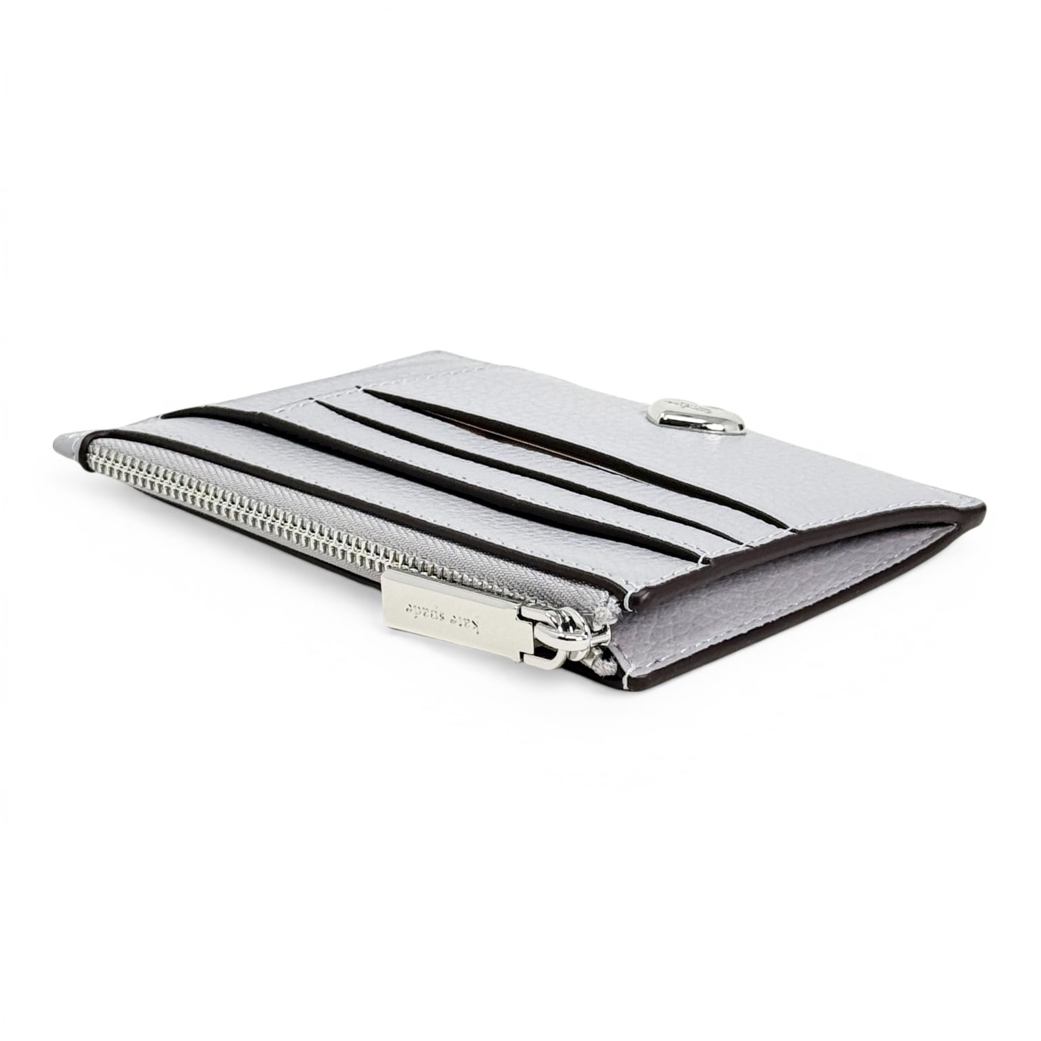 Kate Spade New York Women's Kayla Large Slim Leather Card Case (Grey)