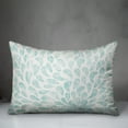 thumbnail image 2 of Creative Products Teal Floral Burst Pattern 14x20 Spun Poly Pillow, 2 of 2