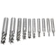 thumbnail image 5 of 4 Flute HSS-Al CNC End Mill Cutter Set for Metalworking - 10Pcs 2-10mm Straight Shank, 5 of 5
