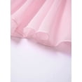 thumbnail image 6 of ZDHoor Girls Chiffon Pull On Ballet Dance Skirt Sheer Wrap Skirt Ballerina Dancewear,Sizes 2-16 Pink-B 7-8, 6 of 7