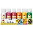 Apple Barrel Gloss Acrylic Craft Paint Set, 12 PC, Glossy Brights