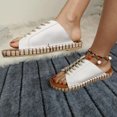 thumbnail image 1 of Sandalias planas con punta abierta para mujer, sandalias cómodas, informales, cómodas, para playa Wmkox8yii hj789, 1 of 8