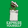 thumbnail image 2 of Junior's Sesame Street Oscar the Grouch Express Yourself  Graphic T-Shirt, 2 of 4